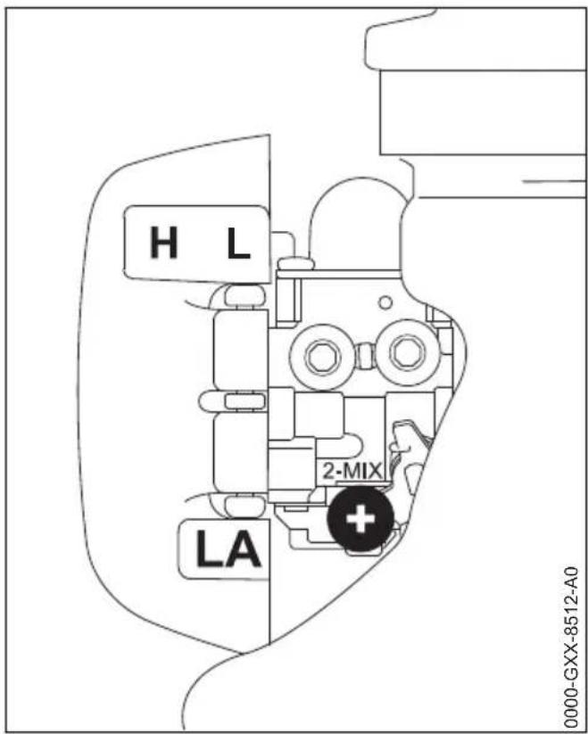 STIHL FS 55 R - Stationair toerental instellen - 1