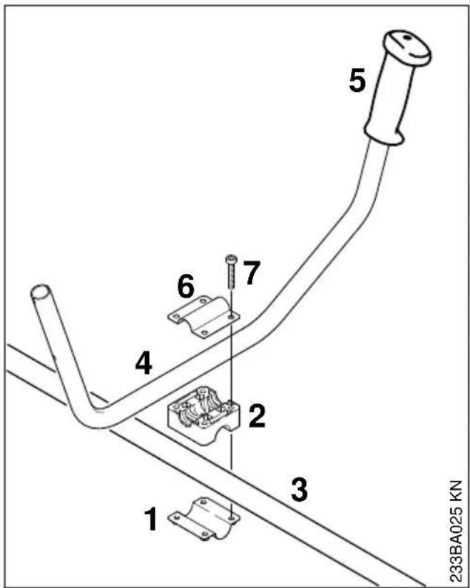STIHL FS 55 R - Montage du guidon - 1