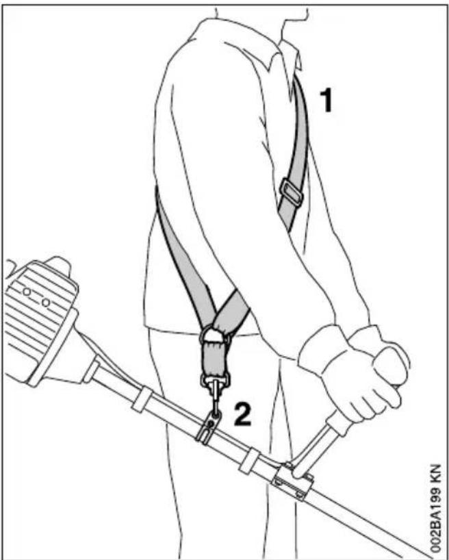 STIHL FS 55 R - Tracolla semplice - 1