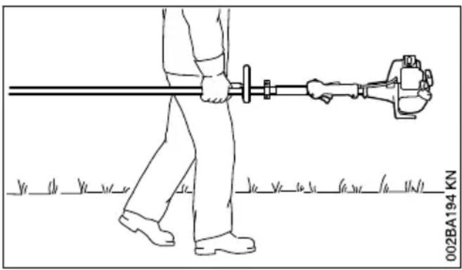 STIHL FS 55 R - Motorapparaat vervoeren - 1