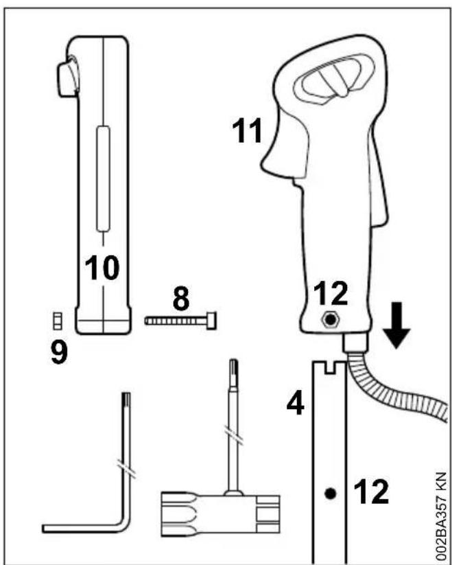 STIHL FS 55 R - Montaggio dell'impugnatura a manubrio - 3