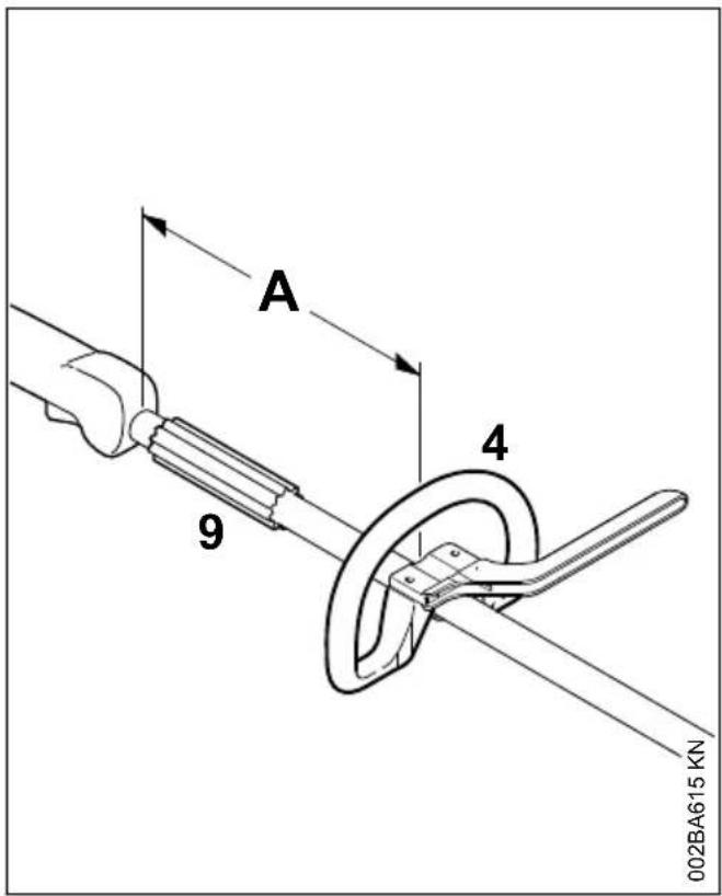 STIHL FS 55 R - Rundumgriff befestigen - 1