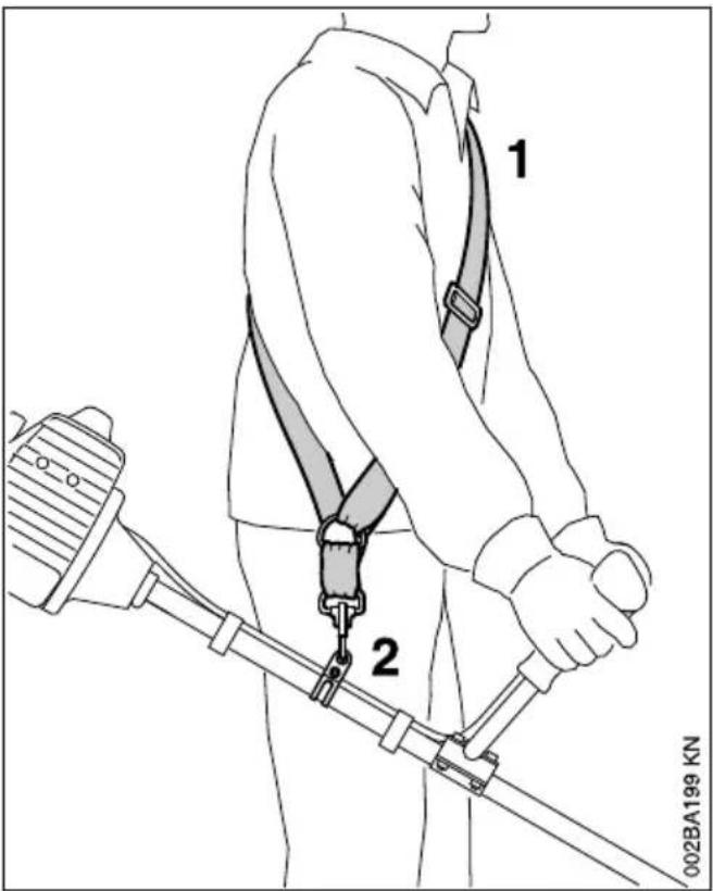 STIHL FS 55 R - Einschultergurt - 1