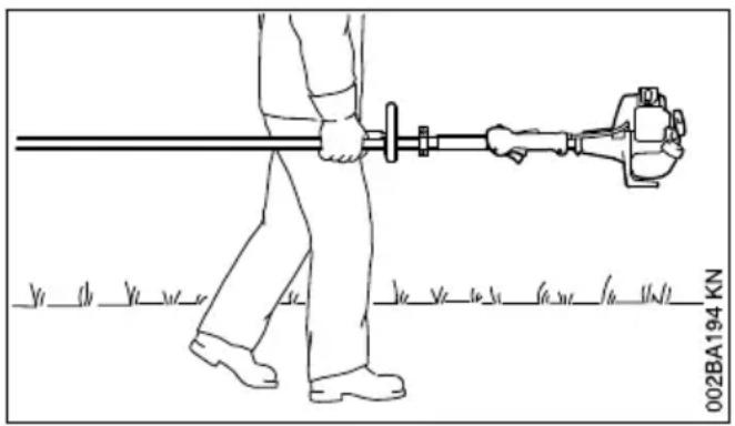 STIHL FS 55 R - Motorgerät transportieren - 1