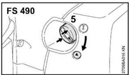 STIHL FS 360 CEM - Éléments de commande - 6