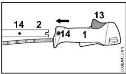 STIHL FS 360 CEM - Griffrohr anbauen - 9