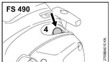 STIHL FS 360 CEM - Motor starten / abstellen - 4
