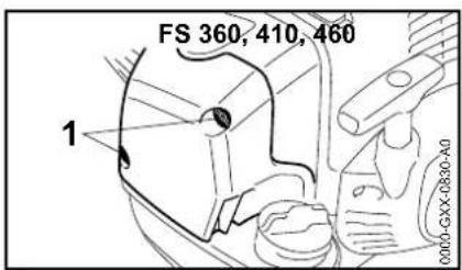 STIHL FS 360 CEM - Luftfilter wechseln - 1
