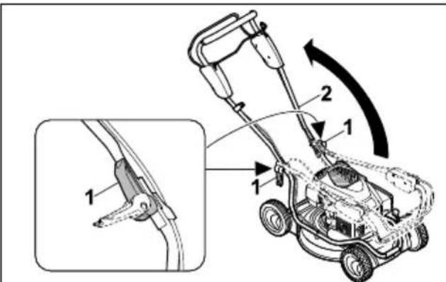 STIHL RM 2 RT - Rozkladanie uchwytu kierujucego - 1