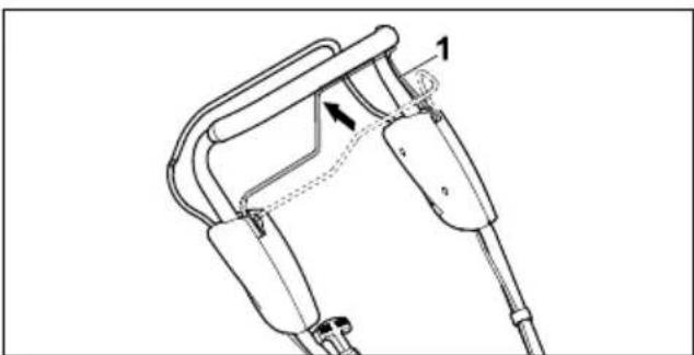 STIHL RM 2 RT - Zapnutí vlastního pojezdu - 1