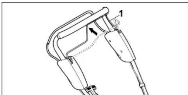 STIHL RM 2 RT - Zapnutie pohonu kolies - 1