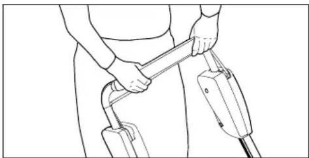 STIHL RM 2 RT - A funyíró gép tartása és vezétese - 1