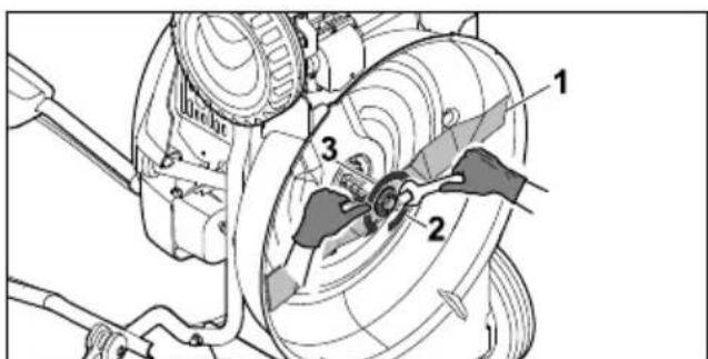 STIHL RM 2 RT - Mes demonteren - 1