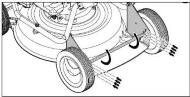 STIHL RM 2 RT - Niitmiskorguse reguleerimine taga - 1