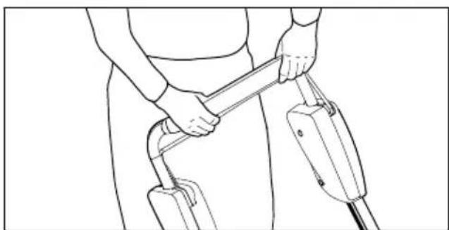 STIHL RM 2 RT - Holding and Guiding the Lawn Mower - 1