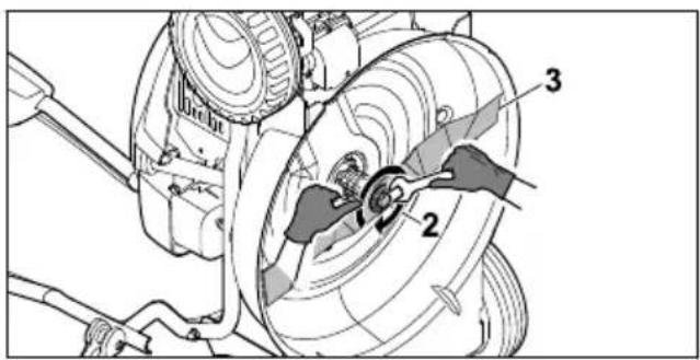 STIHL RM 2 RT - Messer anbauen - 2