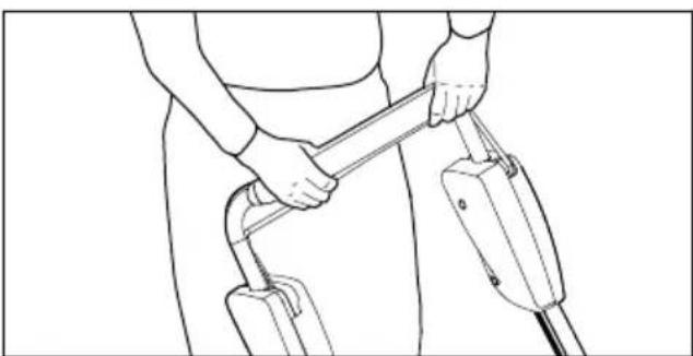 STIHL RM 2 RT - Ruohonleikkurista kiinni pitäminen ja sen ohjaaminen - 1