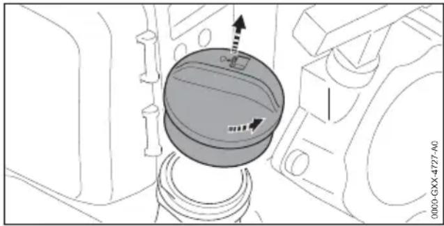 STIHL FS 235 R - Ravitaillement en carburant de la débroussailleuse - 1