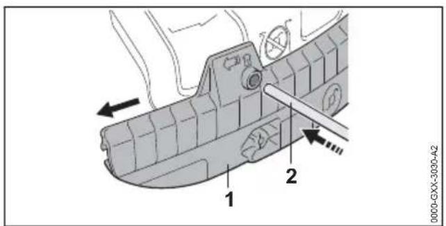 STIHL FS 235 R - Smontaggio del grembiule - 1