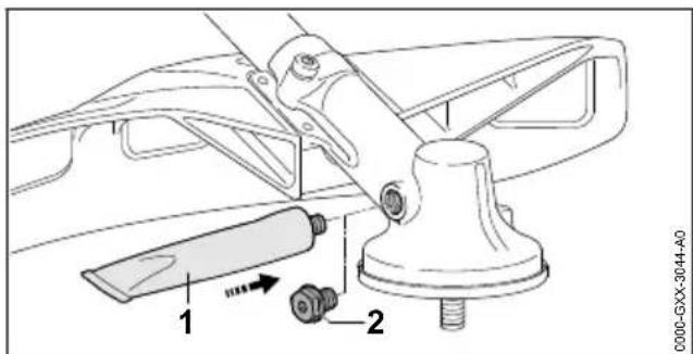 STIHL FS 235 R - Getriebe schmieren - 1