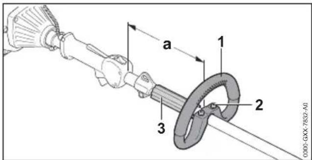 STIHL FS 235 R - Ajustage de la poignée circulaire - 1