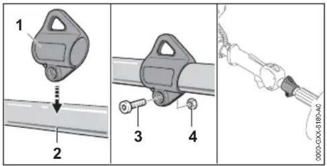 STIHL FS 235 R - Tragöse anbauen - 1