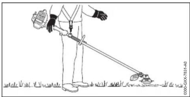 STIHL FS 235 R - Équilibrage de la débroussailleuse - 1