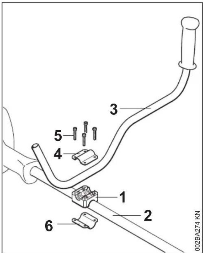STIHL FS 56 R - Draagbeugel monteren - 1