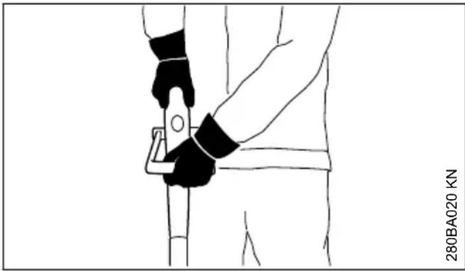 STIHL FSE 31 - Gerät halten und führen - 1