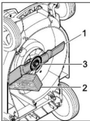 STIHL RMA 443 VC - Mes demonteren - 1