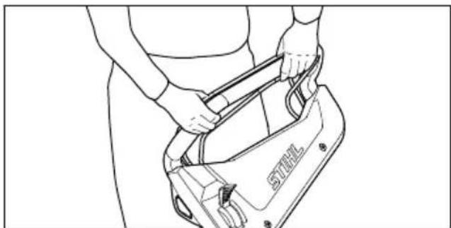 STIHL RMA 443 VC - Impugnatura e guida del tosaerba - 1