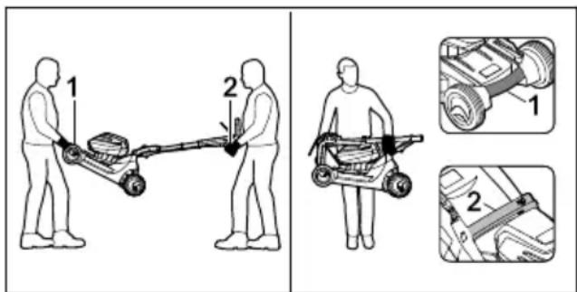 STIHL RMA 443 VC - Trasporto del tosaerba - 1