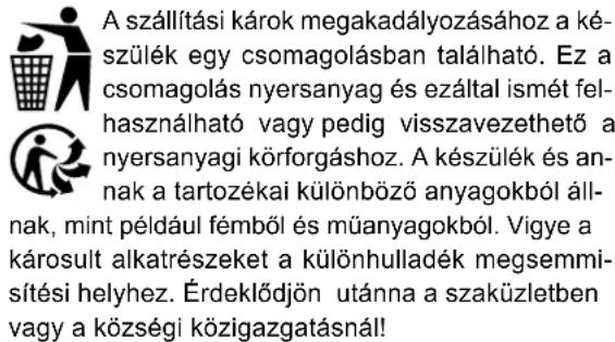 SCHEPPACH SC40P - Megsemmisítés és újrahasznosítás - 1