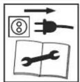SCHEPPACH LB2600E - Erklärung der Symbole auf dem Gerät - 11