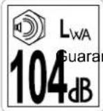 SCHEPPACH LB2600E - Explanation of the symbols on the equipment - 10