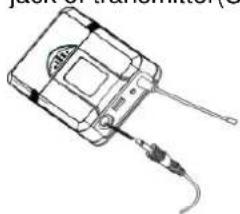 Skytec STWM722C - BODYPACK TRANSMITTER CONNECTION - 3