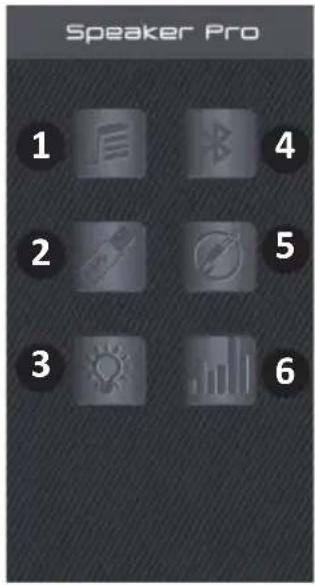 Karma Sublim 08 - Toepassing SPEAKER PRO (om gratis te downloaden) : - 2