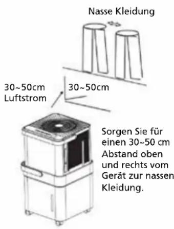 QLIMA D 720 WiFi - Einstellung des Entfeuchungsmodus - 1