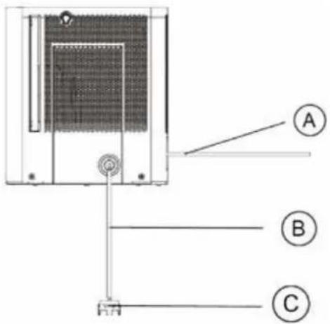 QLIMA D 720 WiFi - Pump draining (on some models) - 1