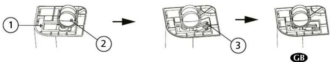 QLIMA D 720 WiFi - CASTER INSTALLATION AND DISASSEMBLY INSTRUCTIONS(SOME UNITS) - 1