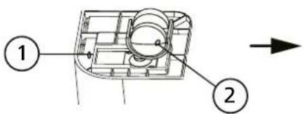 QLIMA D 720 WiFi - INSTRUCTIONS D'INSTALLATION ET DE DEMONTAGE DE LA ROULETTE (CERTAINES UNITS) - 1