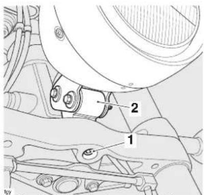 TRIUMPH Thunderbird Storm (2011) - Réglage horizontal des phares - 1