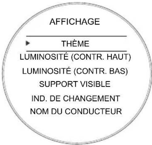 TRIUMPH Rocket 3 R (2023) - Menu Config affichage - 1