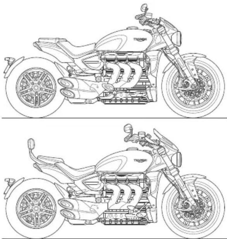 TRIUMPH Rocket 3 R (2023) - Rocket 3 R et Rocket 3 GT (tous les modèles) - 1