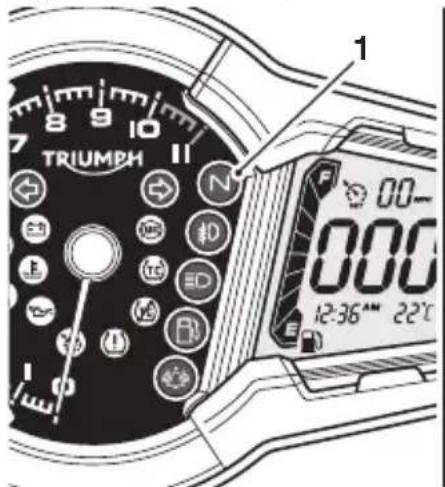TRIUMPH Tiger 1200 XRT (2019) - Arrêt du moteur - 1