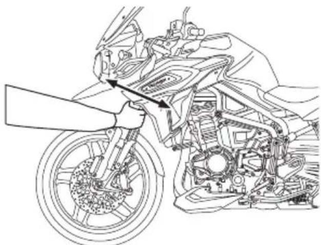 TRIUMPH Tiger 1200 XRx (2018) - Avertissement - 1