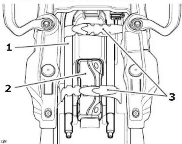 TRIUMPH Tiger 1200 XRx (2018) - Trousse à outils, manuel et verrou antivol accessoire Triumph D-Lock - 1