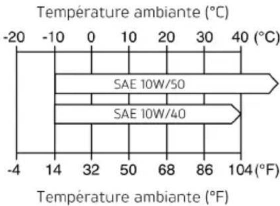 TRIUMPH Daytona Moto2 765 (2021) - Spécifications et qualité de l'huile moteur (10W/40 et 10W/50) - 1
