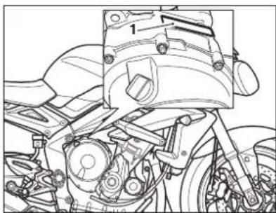 TRIUMPH Daytona 675 R (2016) - Numéro de série du moteur - 1