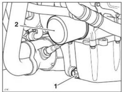TRIUMPH Daytona 675 R (2016) - Changement de l'huile et du filtre à huile - 1